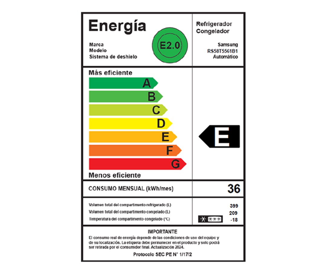 Refrigerador Side By Side Family Hub 608 lt Black