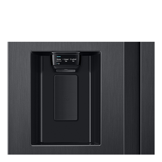 RS5300T SBS with Large Capacity,22 cu.ft Detail-Dispenser Ebony Black 