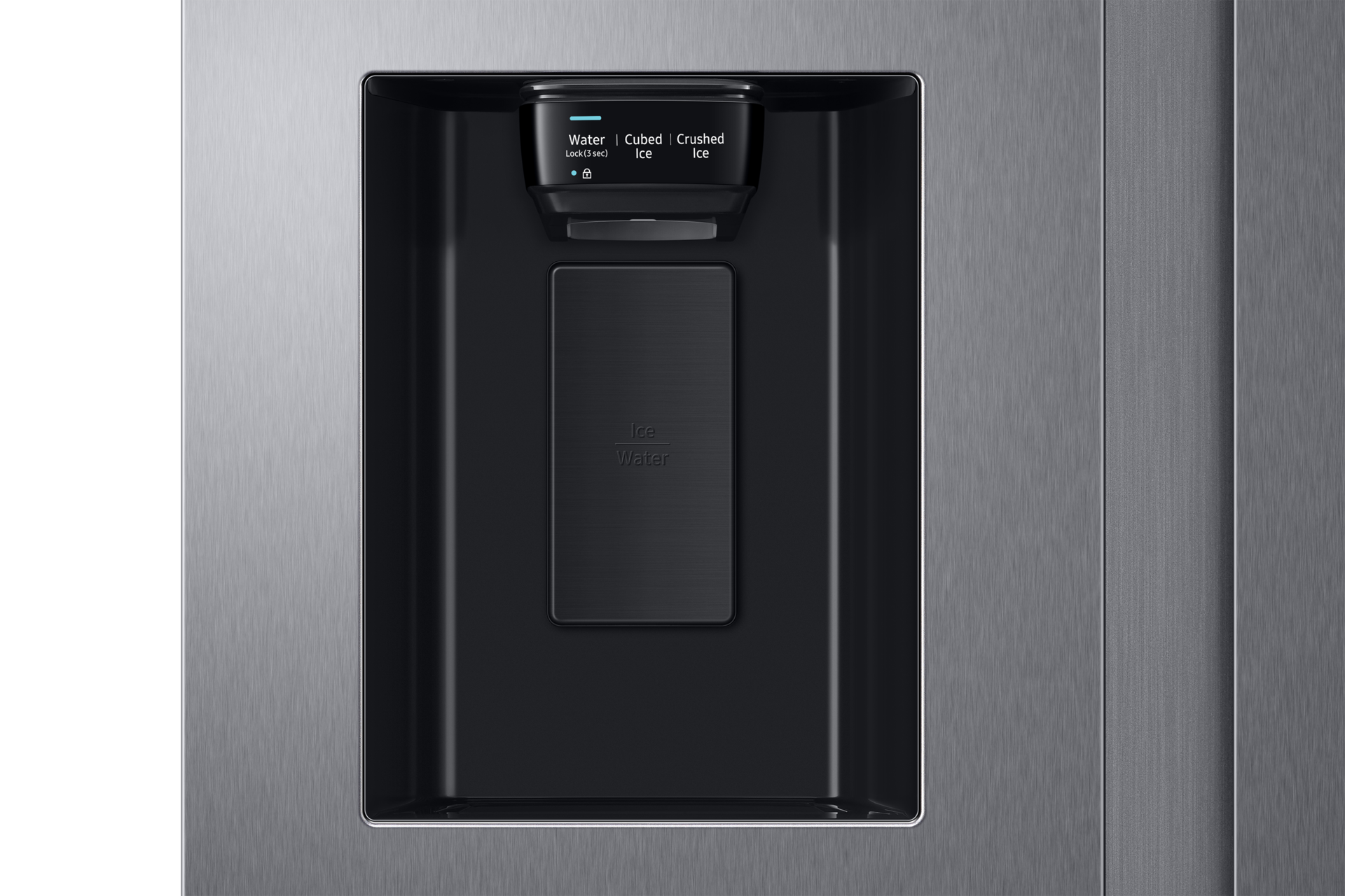 Refrigerador Side By Side Con Dispensador 628 lt Detail-Dispenser Natural Gray 