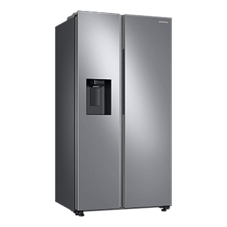 Refrigerador Side By Side Con Dispensador 628 lt L-Perspective Natural Gray 