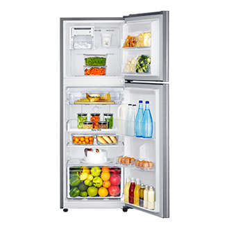 Refrigerador Top Freezer All Around Cooling 236 lt Front-Open-With-Food Silver 