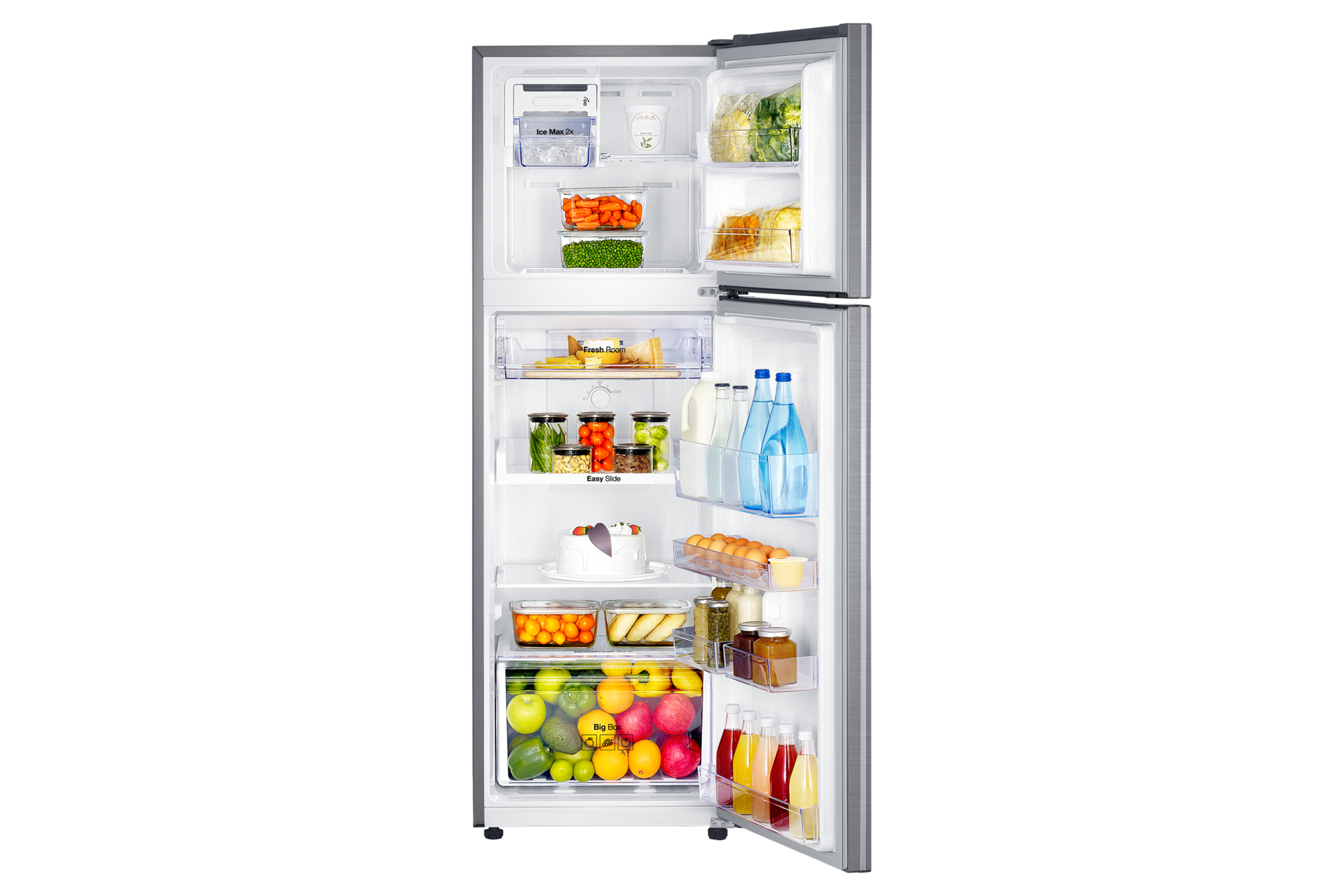 Refrigerador Top Freezer All Around Cooling 256 lt Front-Open Silver 