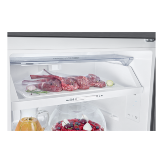 Refrigerador Top Freezer Con Dispensador 301 lt Detail-Optimal-Fresh Silver 