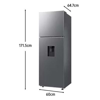 Refrigerador Top Freezer Con Dispensador 301 lt Silver