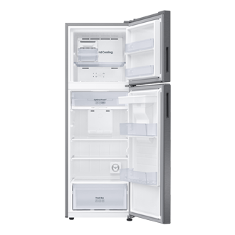 Refrigerador Top Freezer Con Dispensador 345 lt Front-Open-Without-Food Silver 