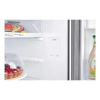 Refrigerador Top Freezer Con Dispensador 345 lt Detail-Internal-Display Silver 