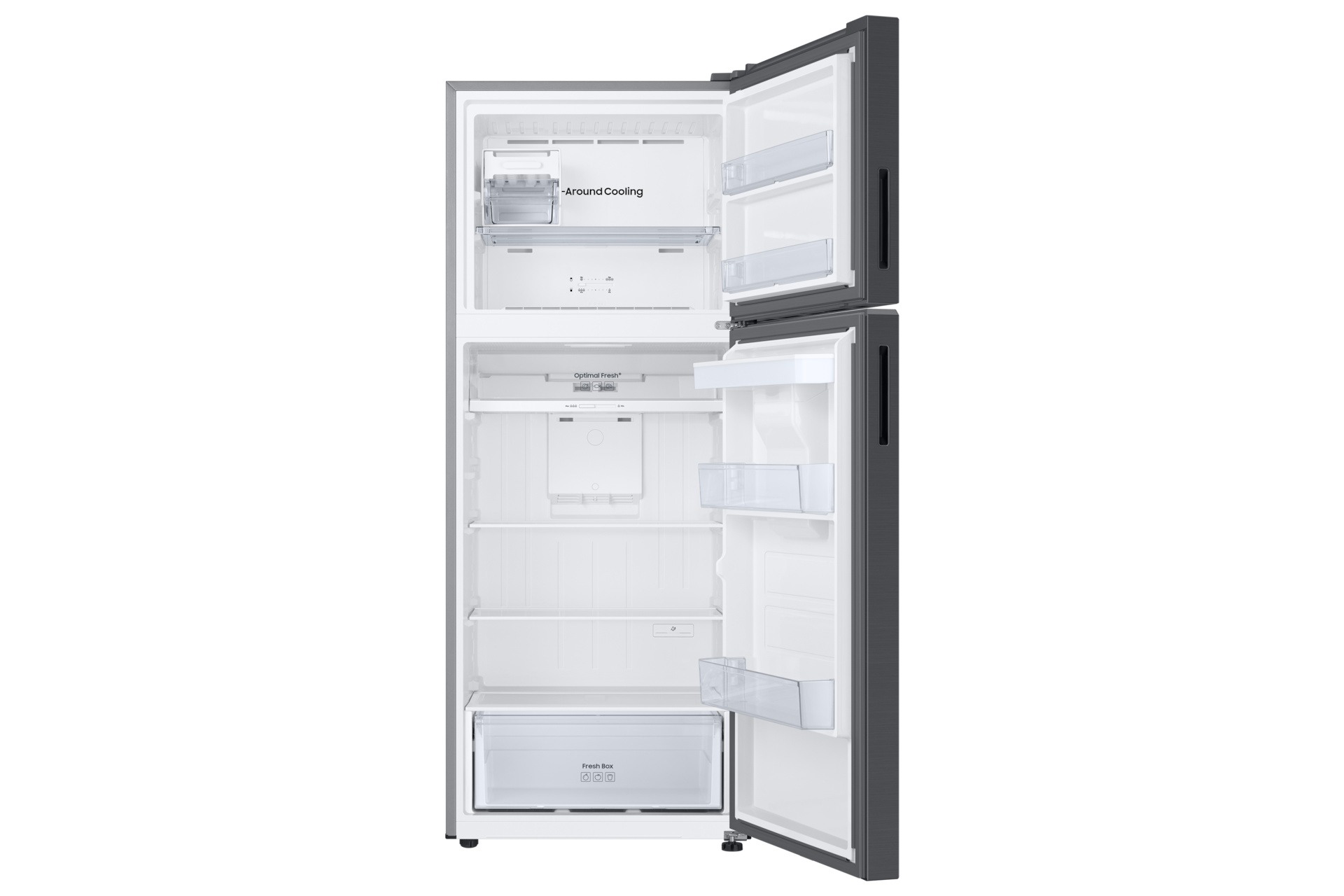 Refrigerador Top Freezer Con Dispensador 412 lt Front-Open-Without-Food Black 