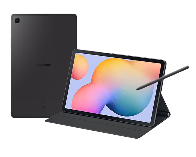 Galaxy Tab S6 Lite (2024) + Book Cover Gray 64 GB | Samsung Chile