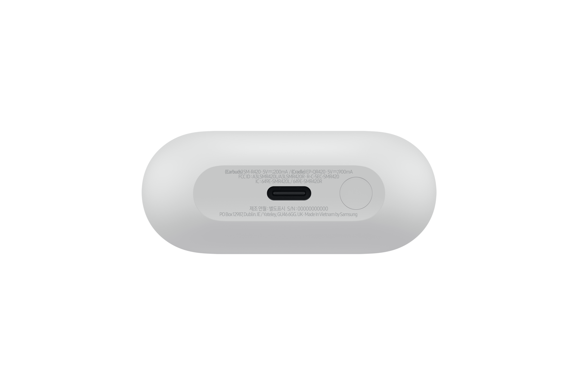 Galaxy Buds3 FE Case-Bottom Gray 