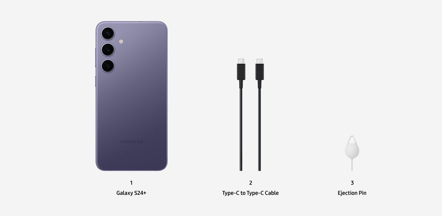 Galaxy S24+, Cable de datos, Pin de extracción