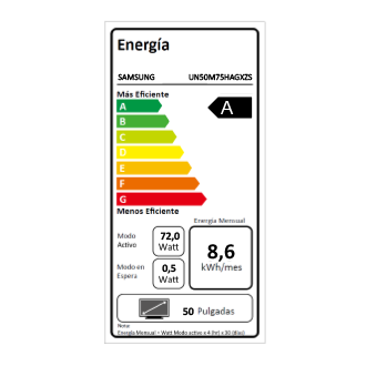 50" Mini LED M75H 4K Smart TV (2026) Negro titanio