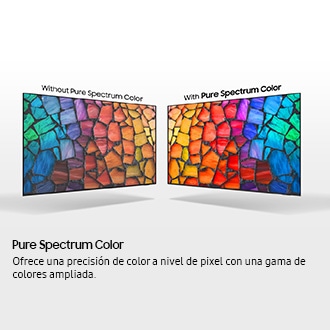 {size}" Mini LED M70H 4K Samsung Vision AI Smart TV (2026) Detail Titanium Black 