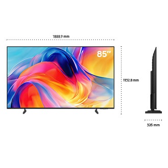 {size}" Mini LED M70H 4K Samsung Vision AI Smart TV (2026) R-Perspective Titanium Black 