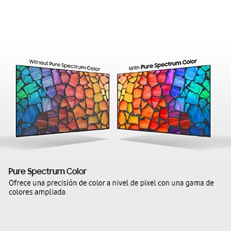 {size}" Mini LED M70H 4K Samsung Vision AI Smart TV (2026) Detail Titanium Black 