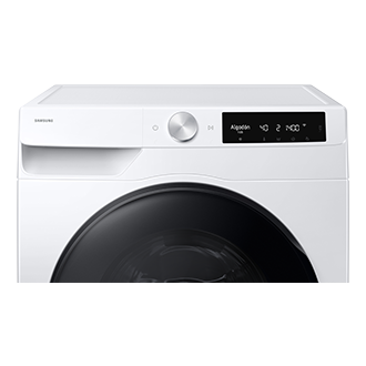 Laundry (Combo) with AI Ecobubble™ and AI Control Panel-Control2 White 