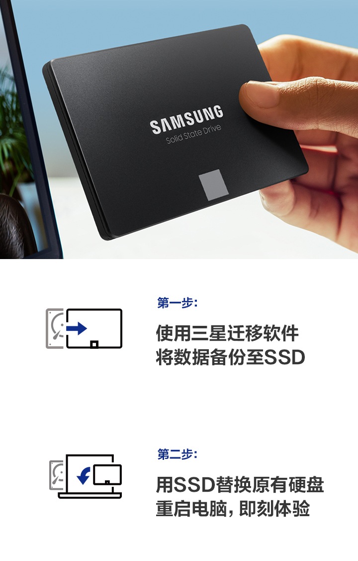 870 Evo Sata 2 5英寸固态硬盘 倍受瞩目的固态硬盘 三星电子中国