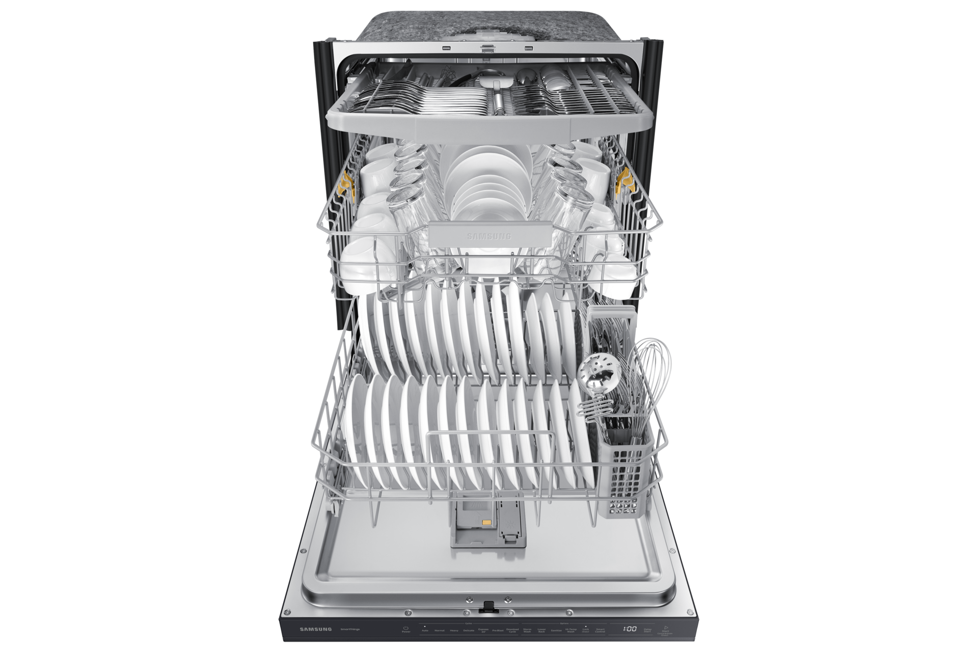 top-perspective Black