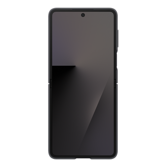 Galaxy Z Flip7 Ring Case (Silicone) Back Black 