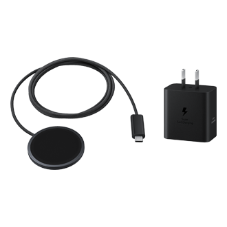 Magnet Wireless Charger Set-Cut Black 