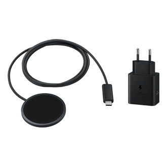 Magnet Wireless Charger Set-Cut Black 