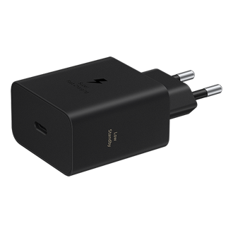 60W Power Adapter (Black) L-Perspective Black 