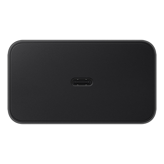 60W Power Adapter (Black) Back Black 