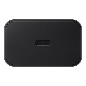 60W Power Adapter (Black) Back Black 