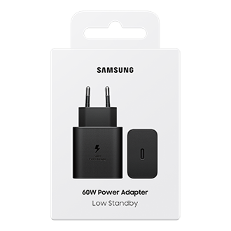 60W Power Adapter (Black) Package Black 