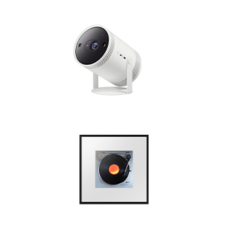 Proyector Smart The Freestyle 2.0 + Parlante Portarretrato Smart Music Frame Blanco