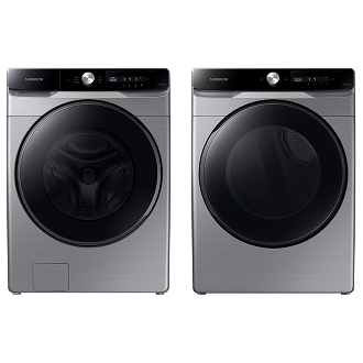 Lavadora Carga Frontal Panel MultiControl 22Kg + Secadora Carga Frontal Super Speed 22 Kg Gray