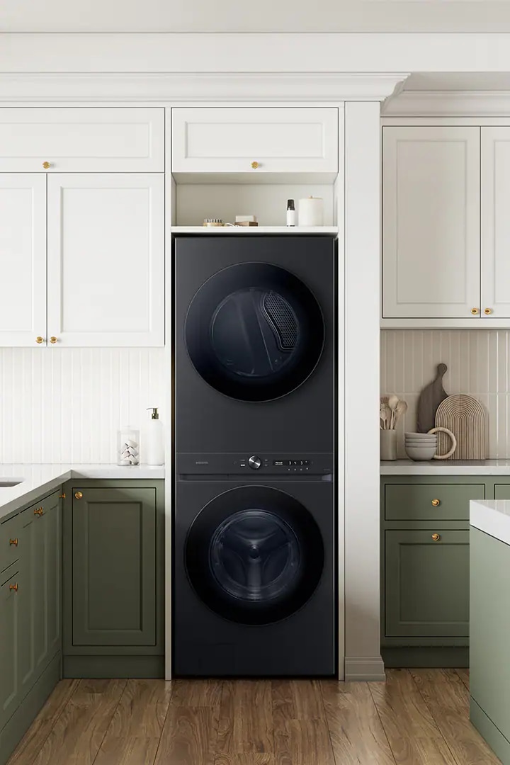 Torre de Lavado – Laundry Hub™, 22KG Negro Samsung Colombia