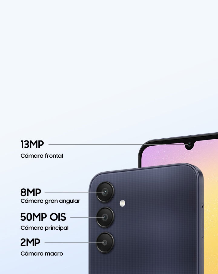 Galaxy A25 5G de 128 GB, Azul Negro | Samsung Colombia