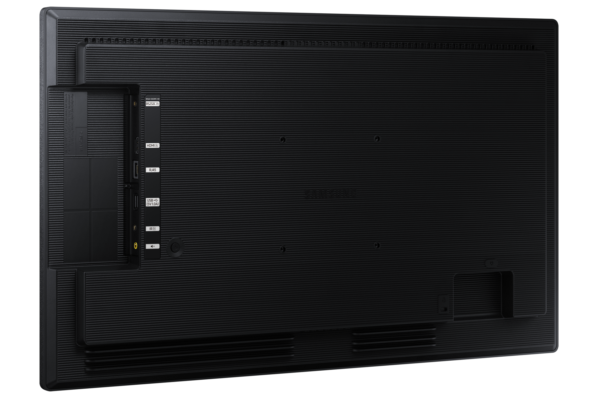 QB24C small digital signage Back2 Black 