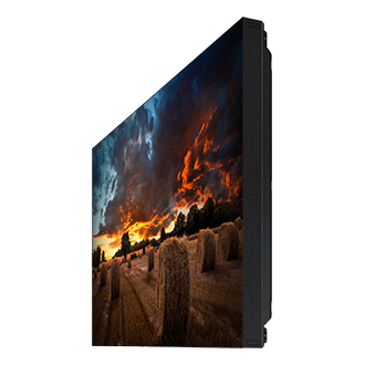 VM55B-U Ultra Narrow Bezel Video Wall Front-Dynamic Black 
