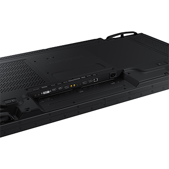VM55B-U Ultra Narrow Bezel Video Wall Detail Black 