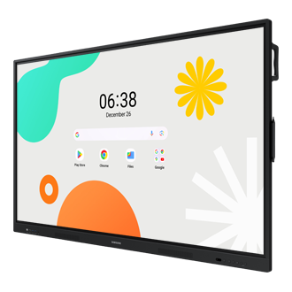 e-Board 86" Tablero interactivo Android WAF R-Perspective-with-pen Black 