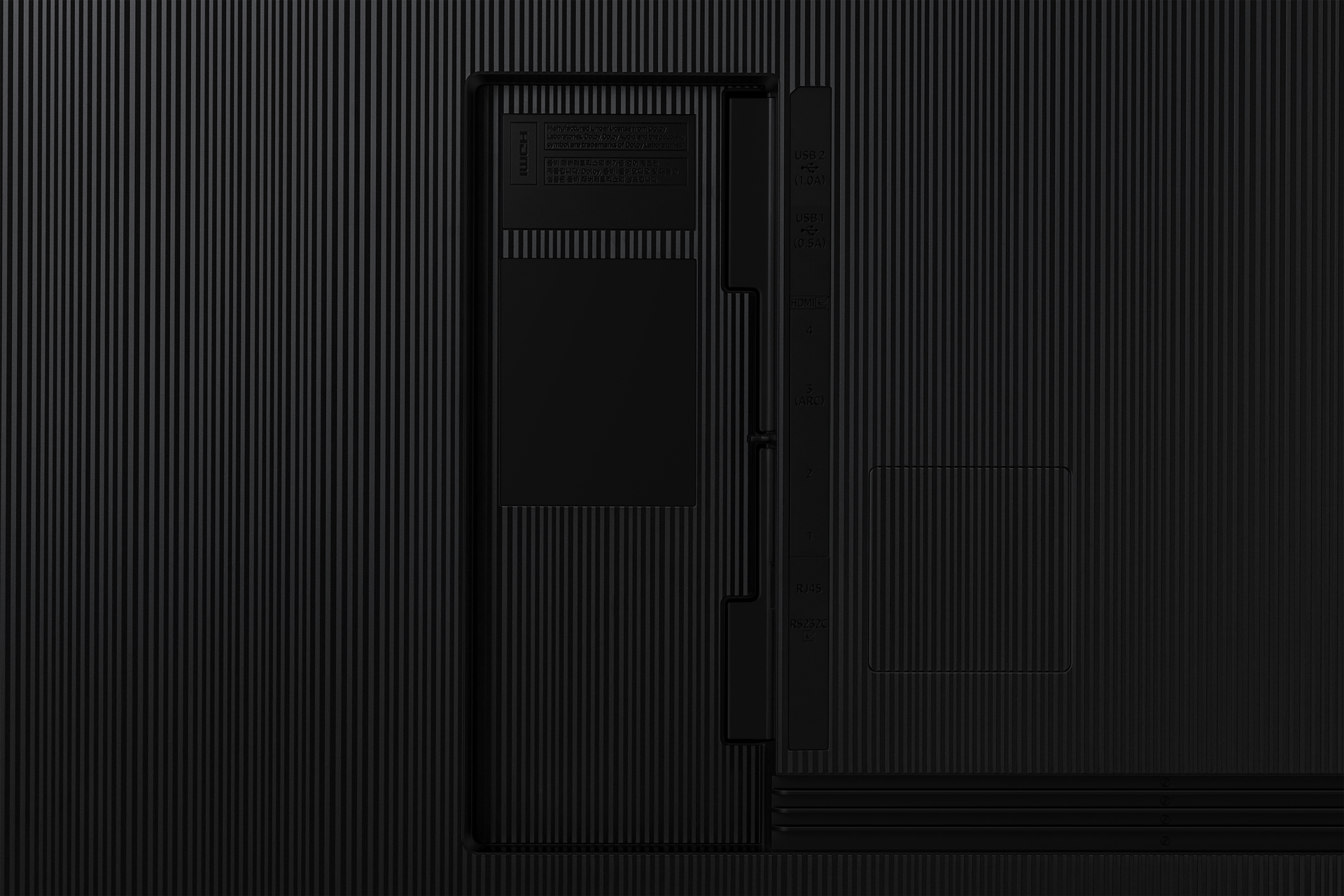 98-inch UHD Signage QE98C Detail Black 