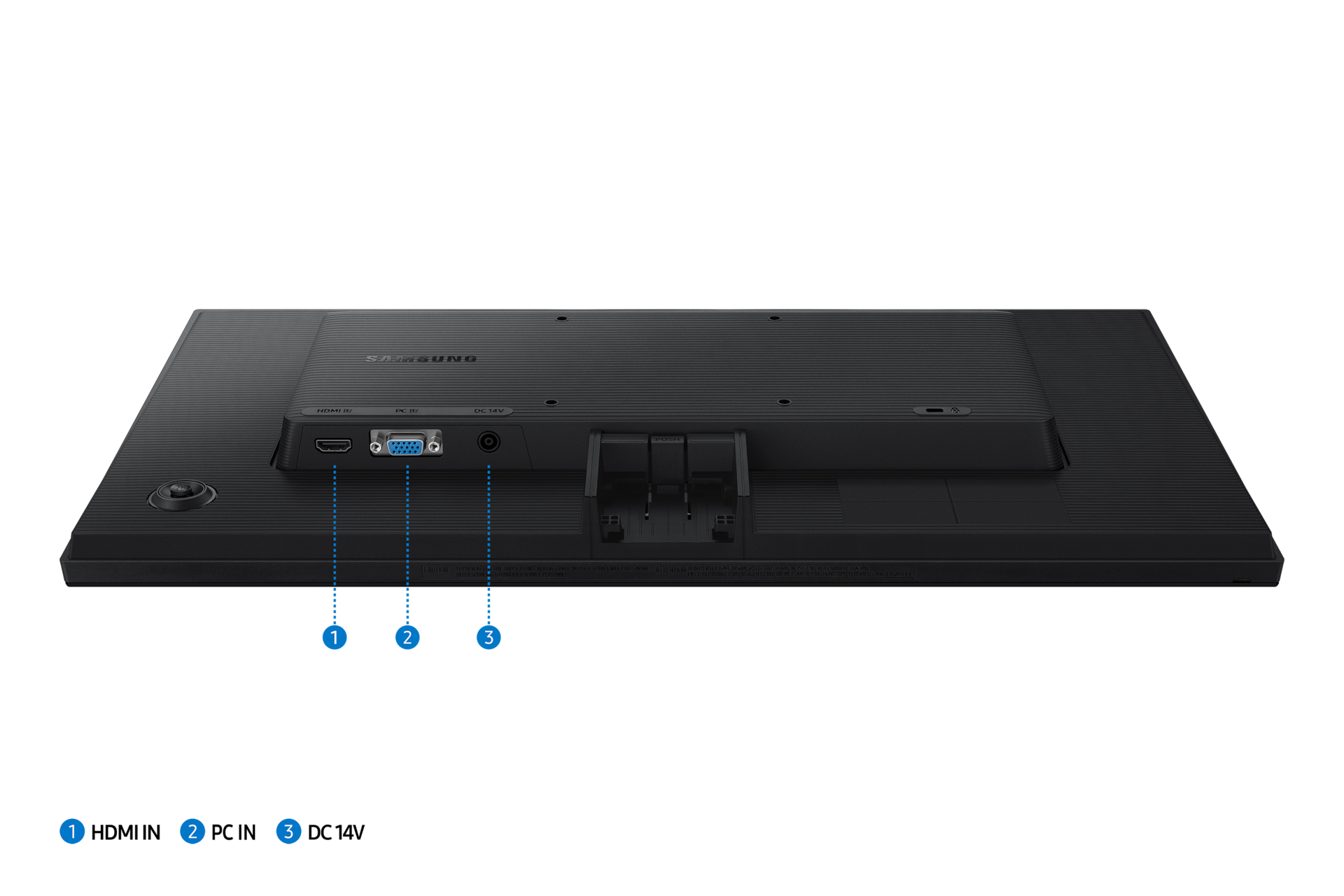 Monitor de 22" Essential Monitor S3 S31GF Detail-Connectivity2 Black 