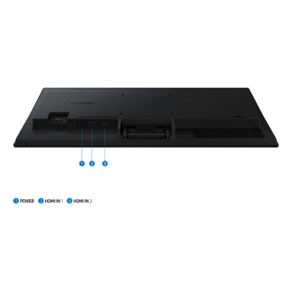 22"/24"/27" Essential Monitor S3 S32GF Full HD 120Hz Detail-Connectivity2 Black 