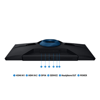 Odyssey G5 G51F Detail-Connectivity Black 