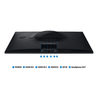 Odyssey G5 G53F Detail-Connectivity Black 