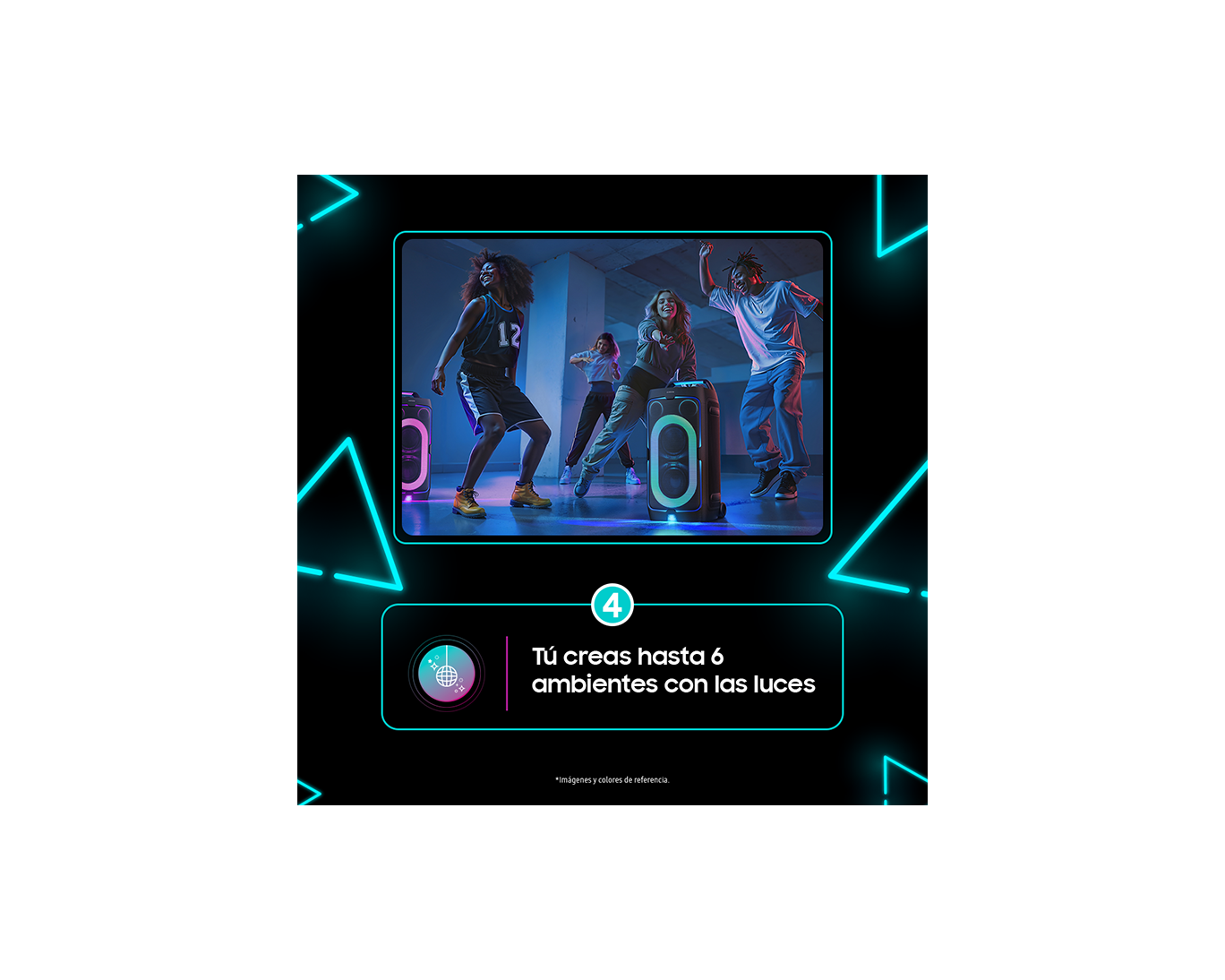 Torre de Sonido inalámbrica portable 160W MX-ST40F Front2 Black 