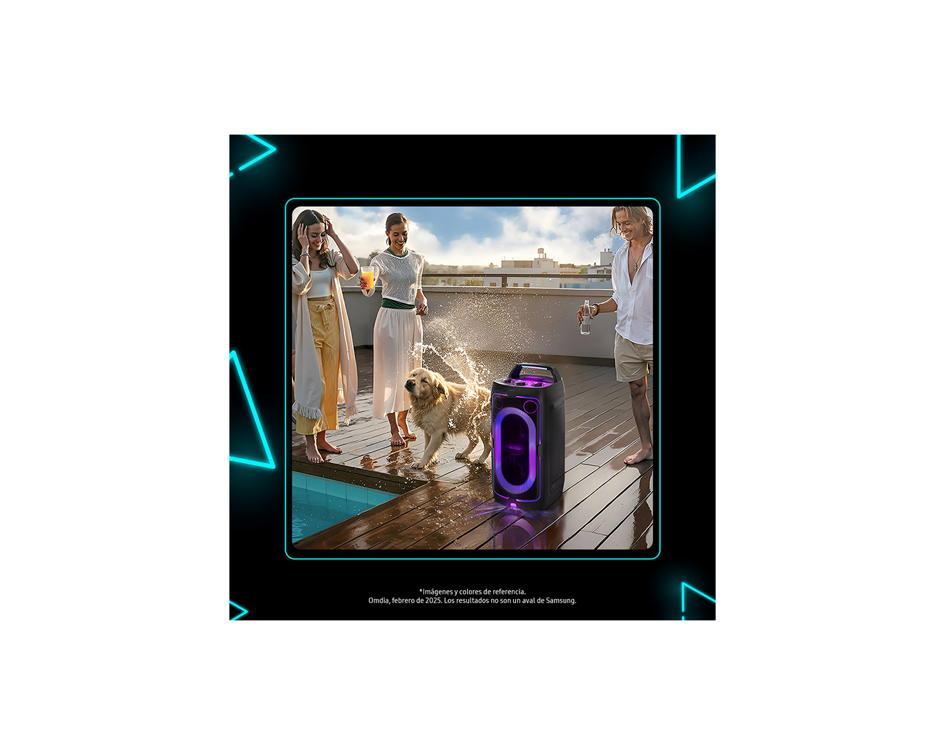 Torre de Sonido inalámbrica portable 160W MX-ST40F Back Black 