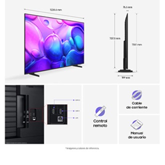 55" QLED Q6F 4K Smart TV (2025) Black