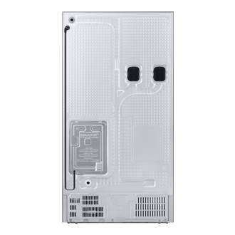 BESPOKE RS5300CC Counter Depth Side By Side Refrigerators with Auto Open Door Back Clean White 