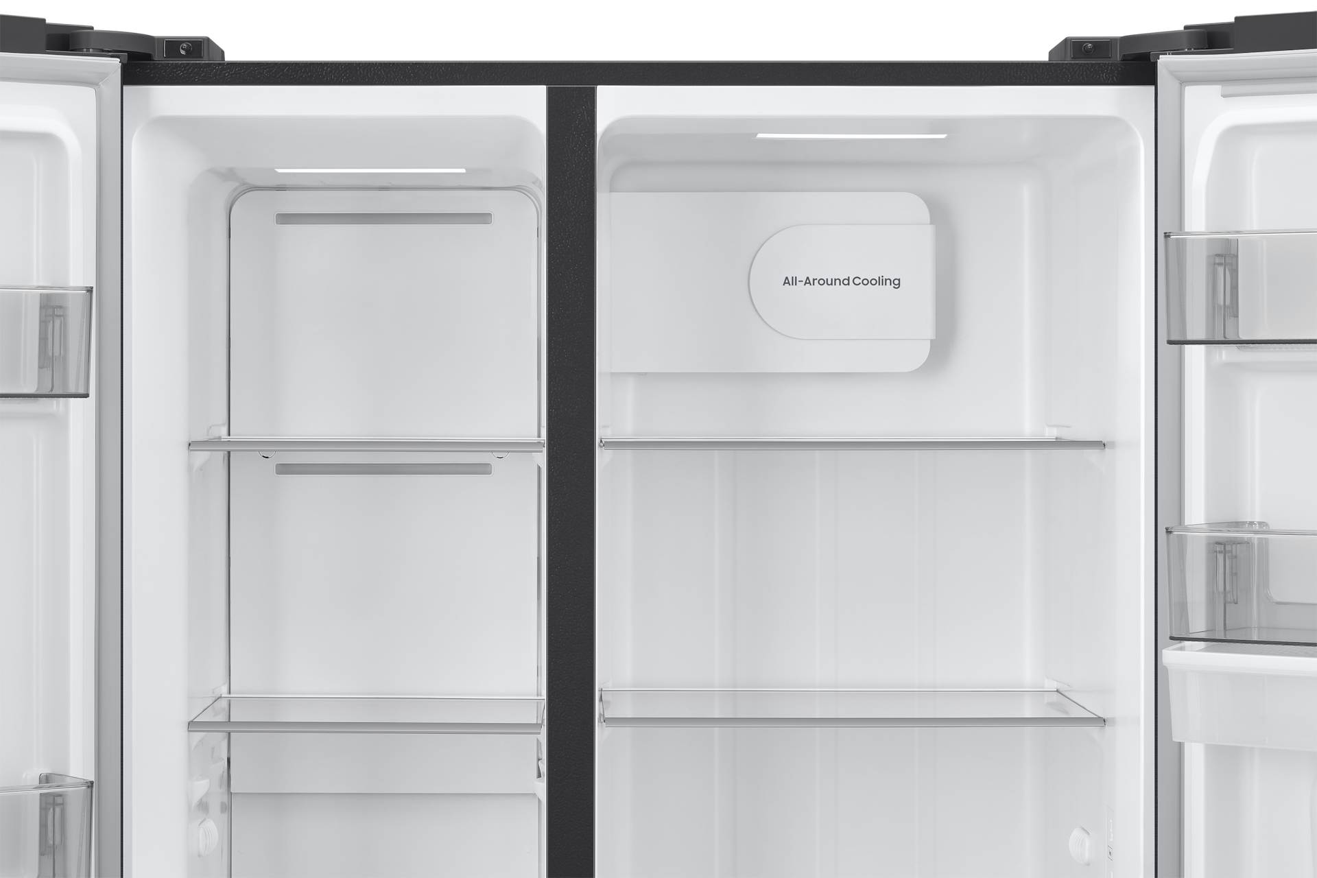 SBS Refrigerator RS40HM36 Dispenser Water Disp 526L Detail-All-Around-Cooling Black 