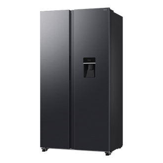 SBS Refrigerator RS40HM36 Dispenser Water Disp 526L R-Perspective Black 