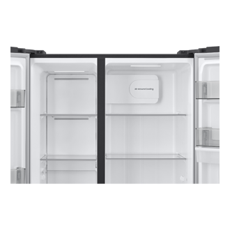 SBS Refrigerator RS40HM36 Dispenser Water Disp 526L Detail-All-Around-Cooling Black 