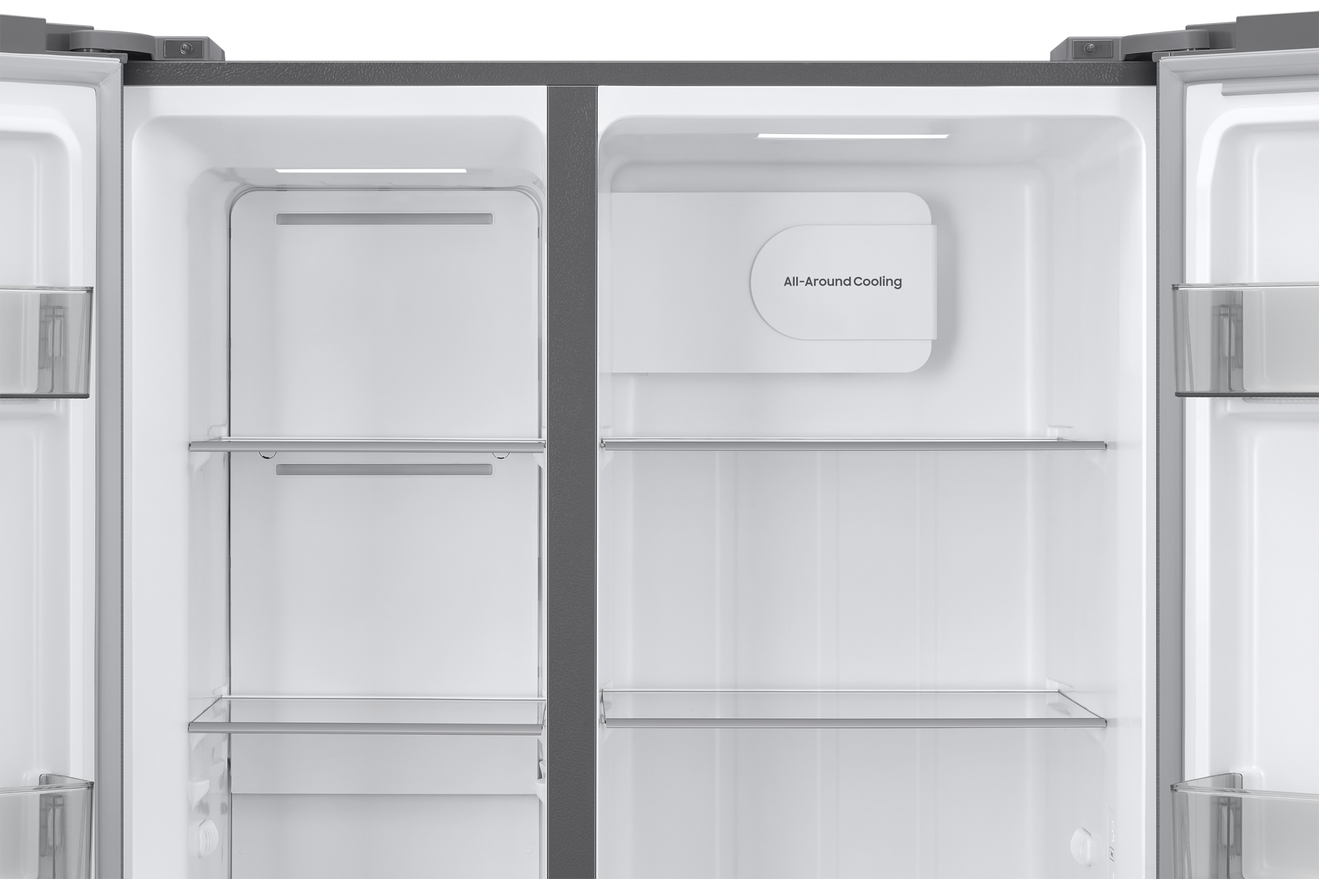 SBS Refrigerator RS40HM36 Non-Dispenser Modern and Sleek Design 526L Detail-All-Around-Cooling Silver 