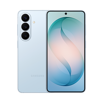Galaxy S26 Front Sky Blue 